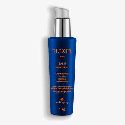 Kit Eau de Toilette Elixir Man com Sabonete Líquido, Balm Multifuncional e Caixa Dourada