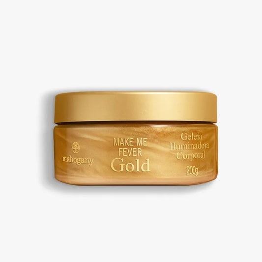 Geleia Iluminadora Corporal Make Me Fever Gold 200g Mahogany