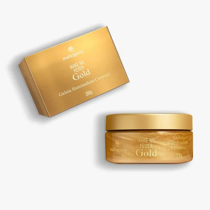 Geleia Iluminadora Corporal Make Me Fever Gold 200g Mahogany