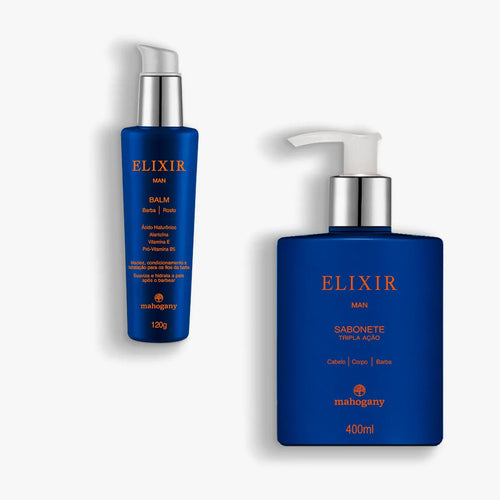 Kit Elixir Man Sabonete Líquido e Balm Multifuncional